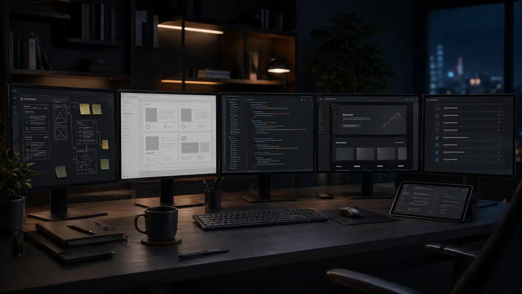 Custom software dashboard interface