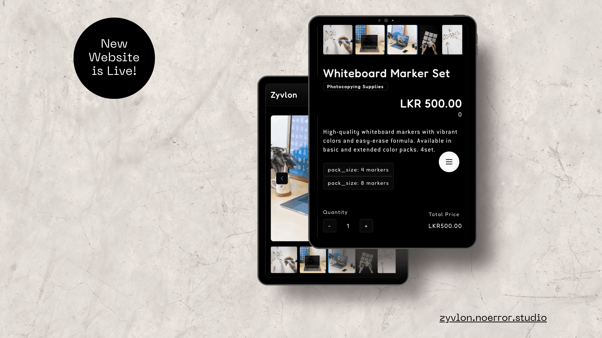 Product detail and pre-order flow