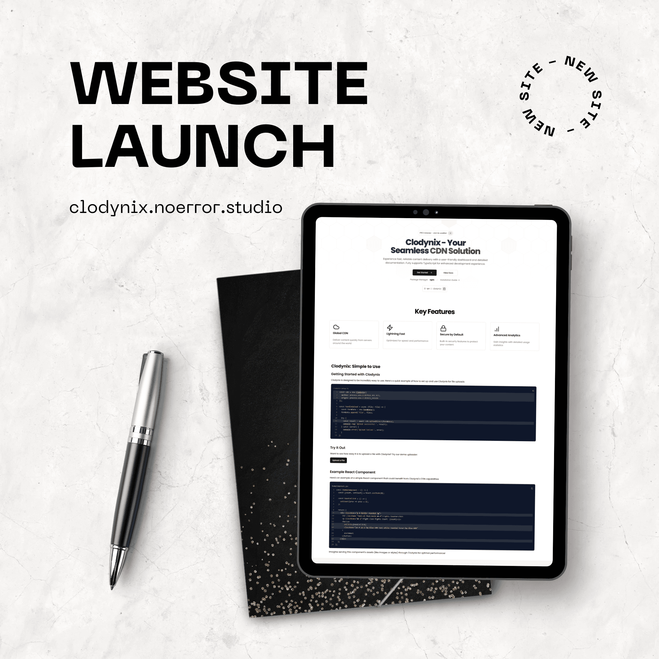 Clodynix Landing Page 2