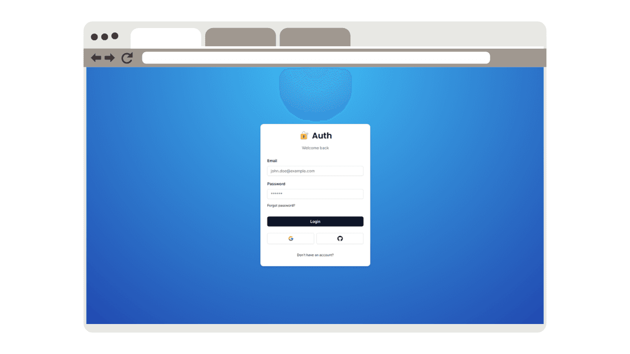 Next Auth Login Page